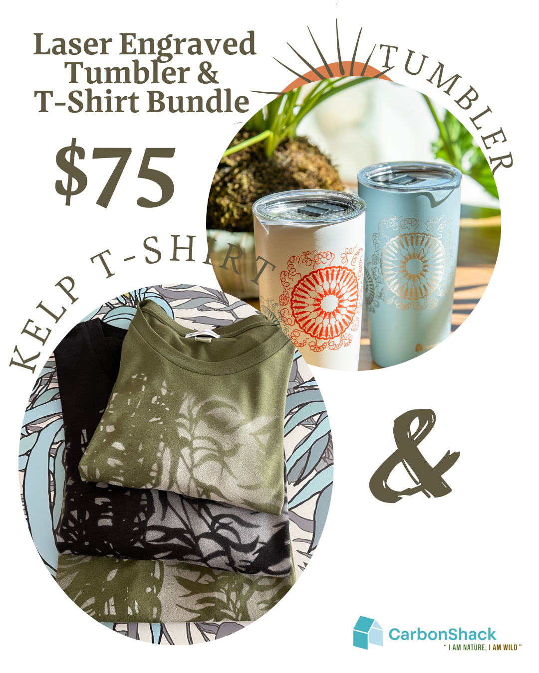 Promotion- T-Shirt and Laser Engraved Tumbler