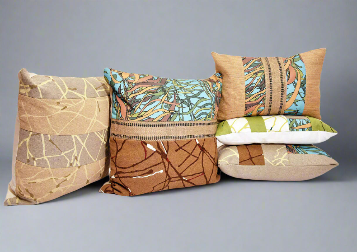 Handcrafted Pillows (Upcycled Collection)